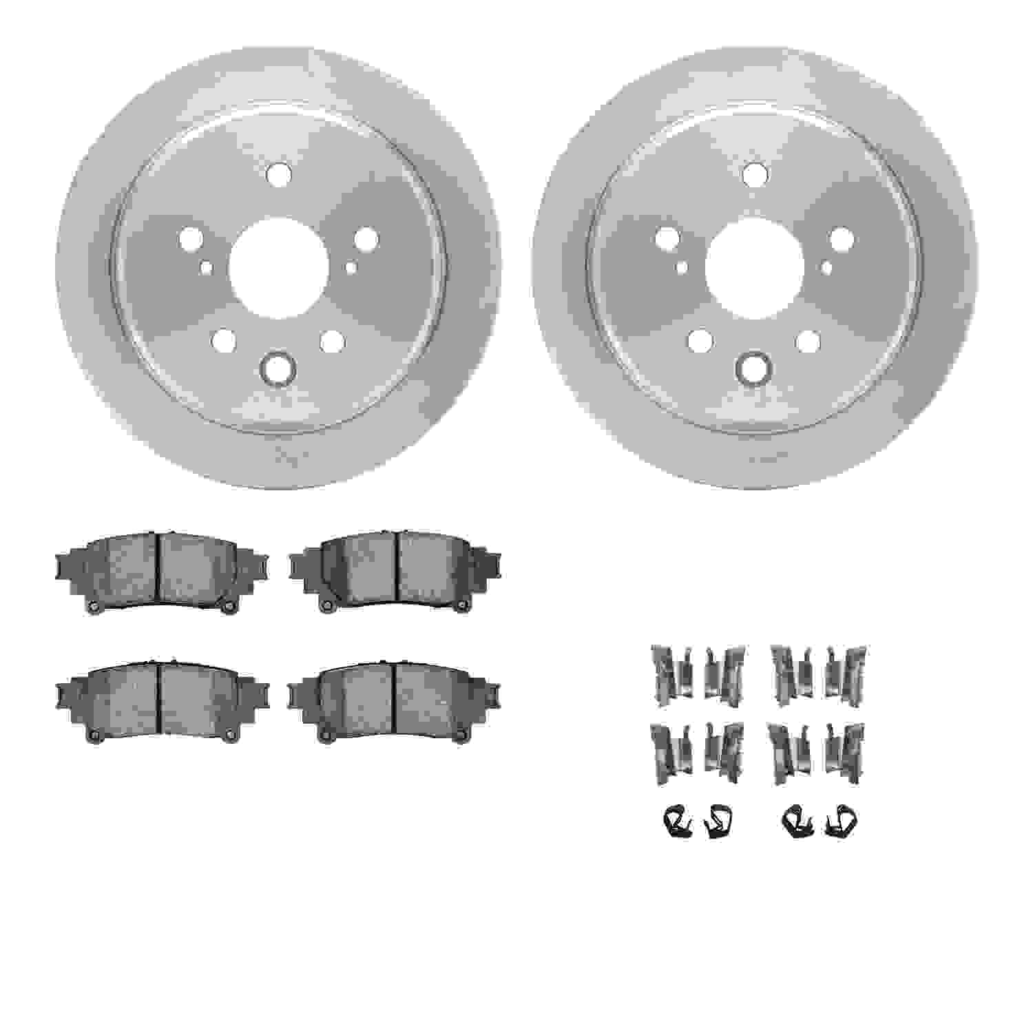 Dynamic Friction Company Disc Brake Pad and Rotor / Drum Brake Shoe and Drum Kit 6312-75033