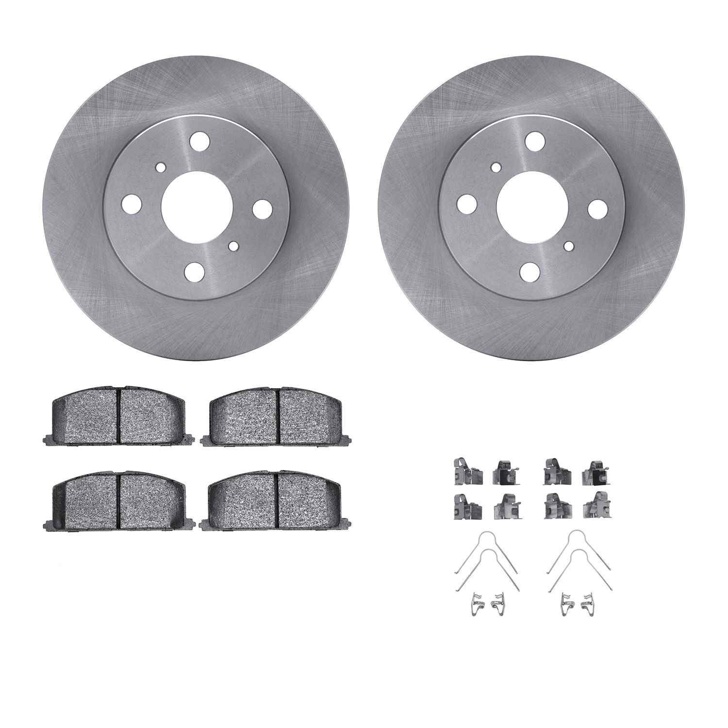 Dynamic Friction Company Disc Brake Pad and Rotor / Drum Brake Shoe and Drum Kit 6312-76030