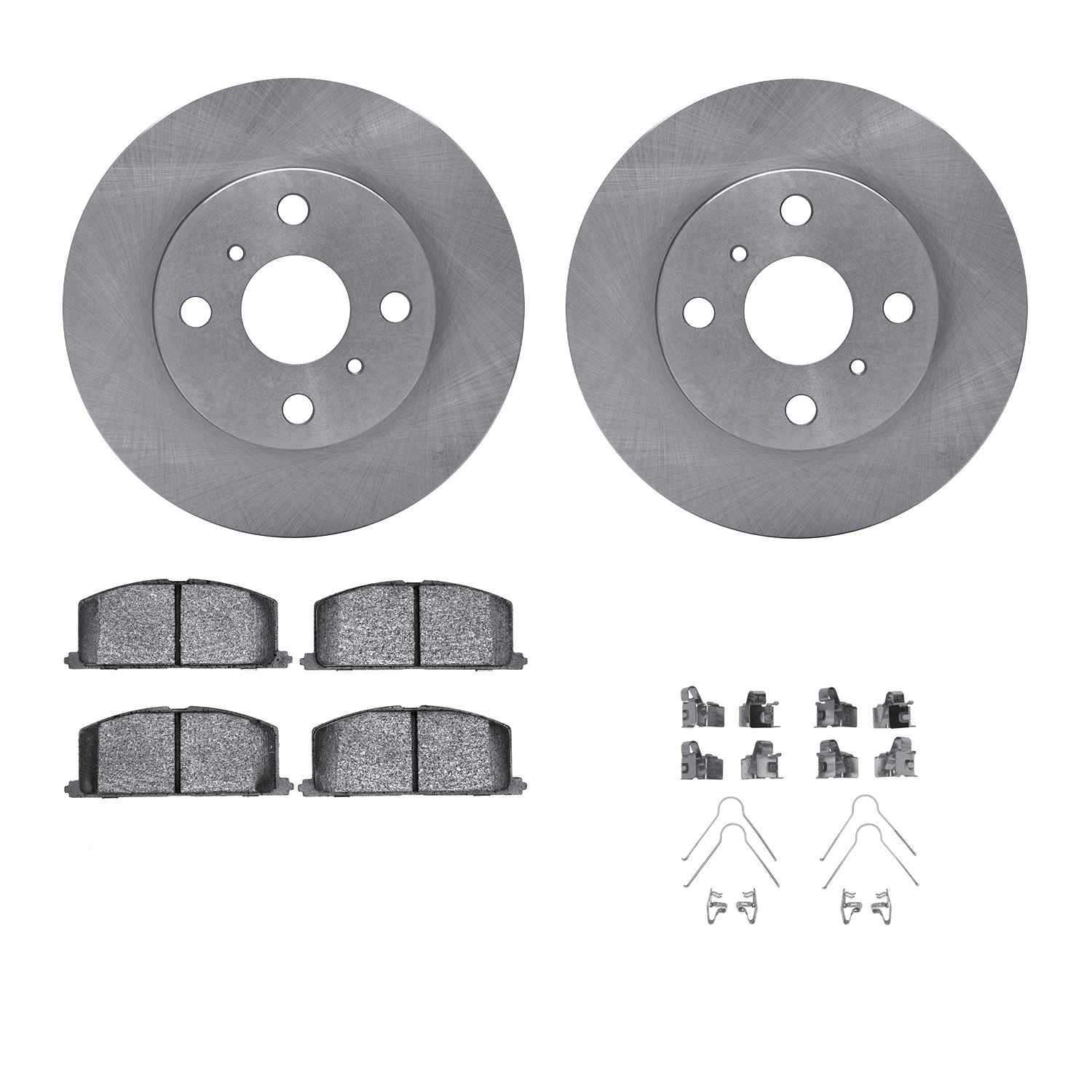 Dynamic Friction Company Disc Brake Pad and Rotor / Drum Brake Shoe and Drum Kit 6312-76031