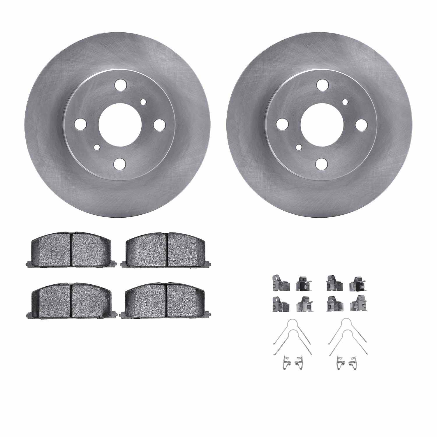 Dynamic Friction Company Disc Brake Pad and Rotor / Drum Brake Shoe and Drum Kit 6312-76032