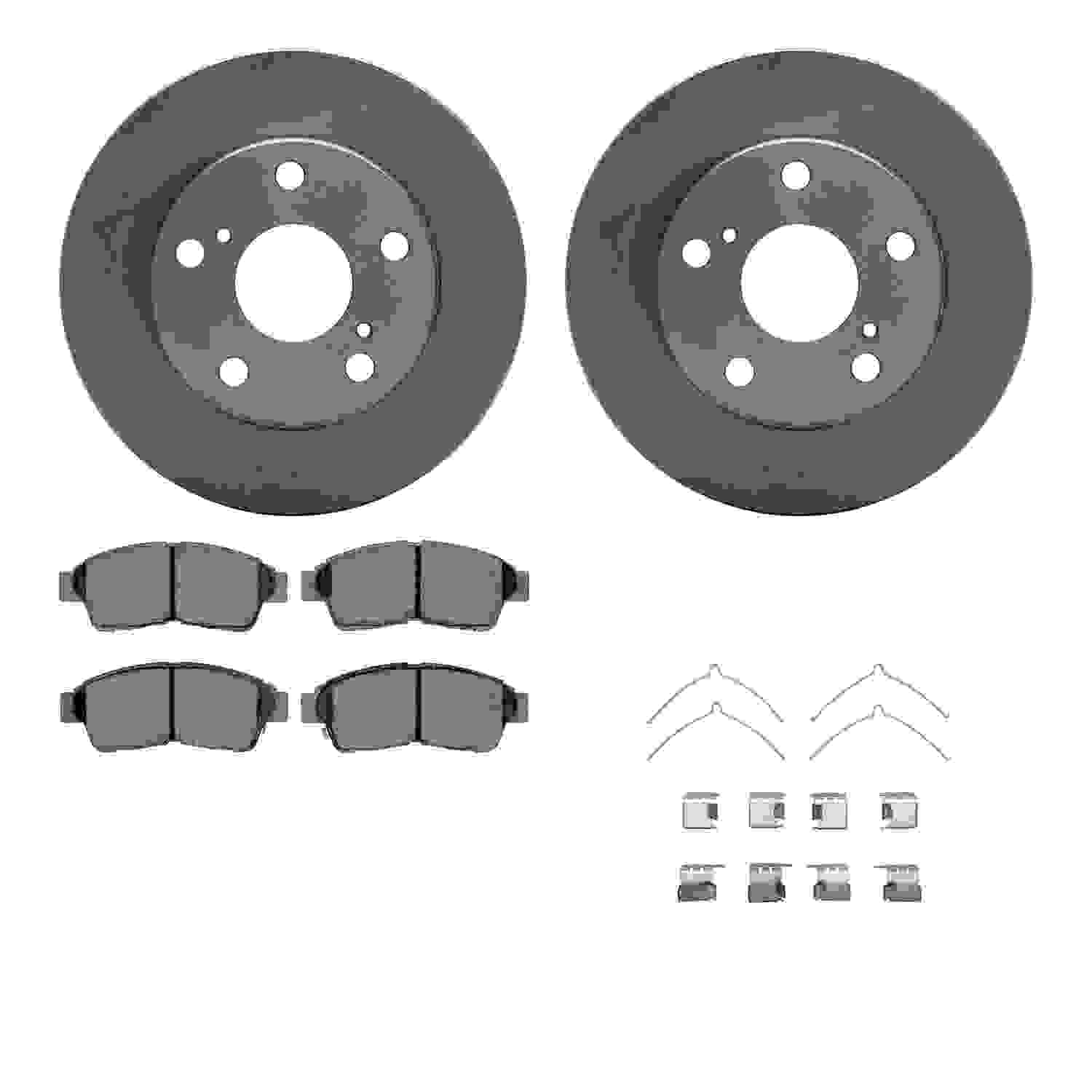 Dynamic Friction Company Disc Brake Kit 6312-76094