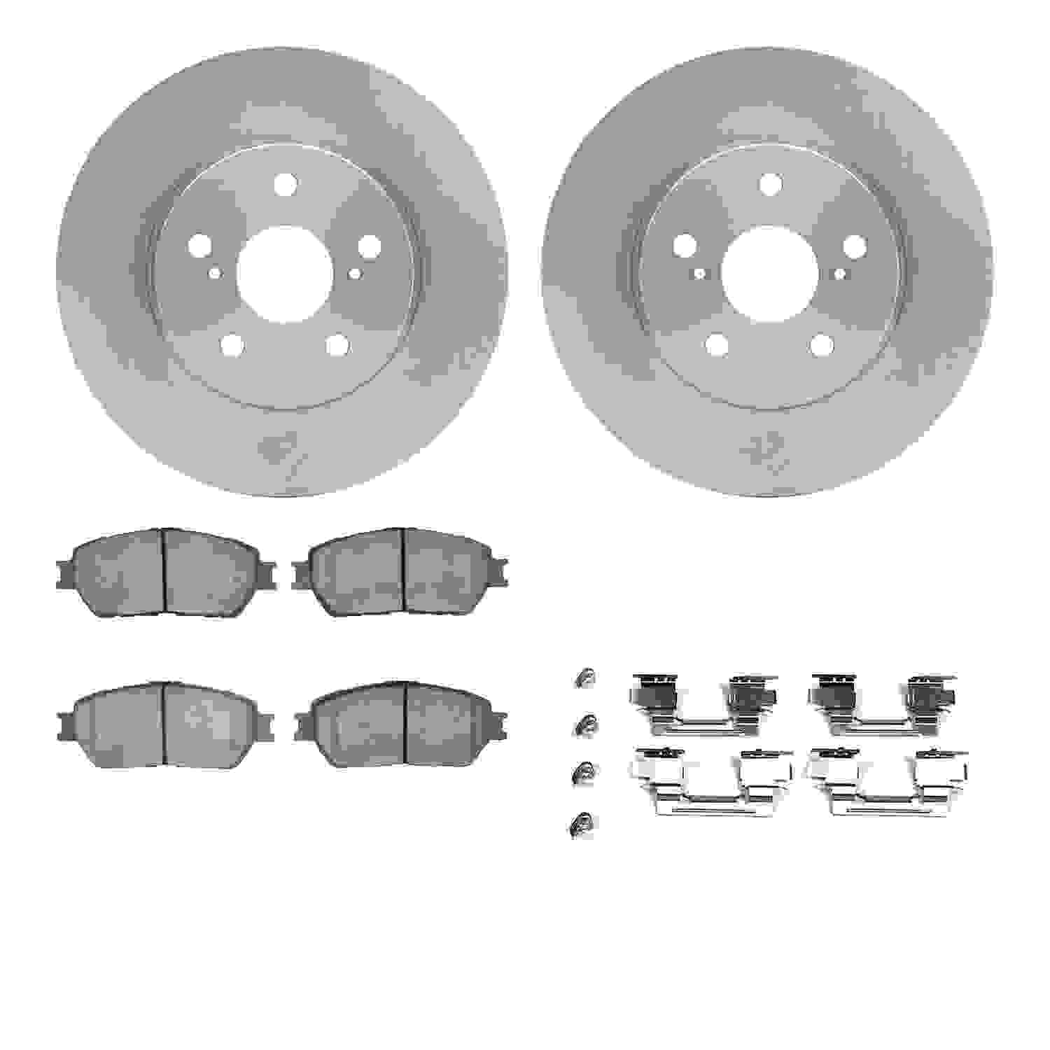 Dynamic Friction Company Disc Brake Pad and Rotor / Drum Brake Shoe and Drum Kit 6312-76136