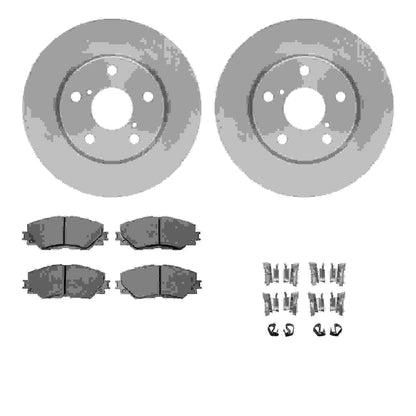 Dynamic Friction Company Disc Brake Pad and Rotor / Drum Brake Shoe and Drum Kit 6312-76158