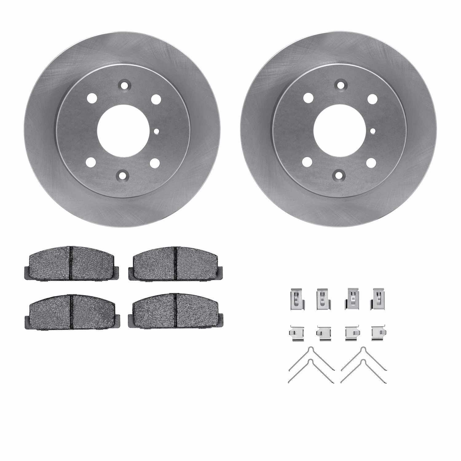 Dynamic Friction Company Disc Brake Pad and Rotor / Drum Brake Shoe and Drum Kit 6312-80017