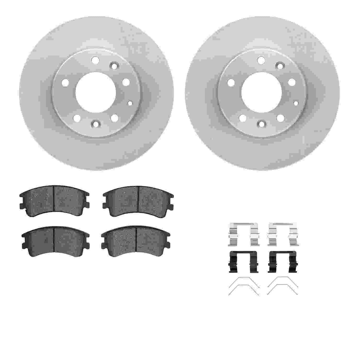 Dynamic Friction Company Disc Brake Pad and Rotor / Drum Brake Shoe and Drum Kit 6312-80052