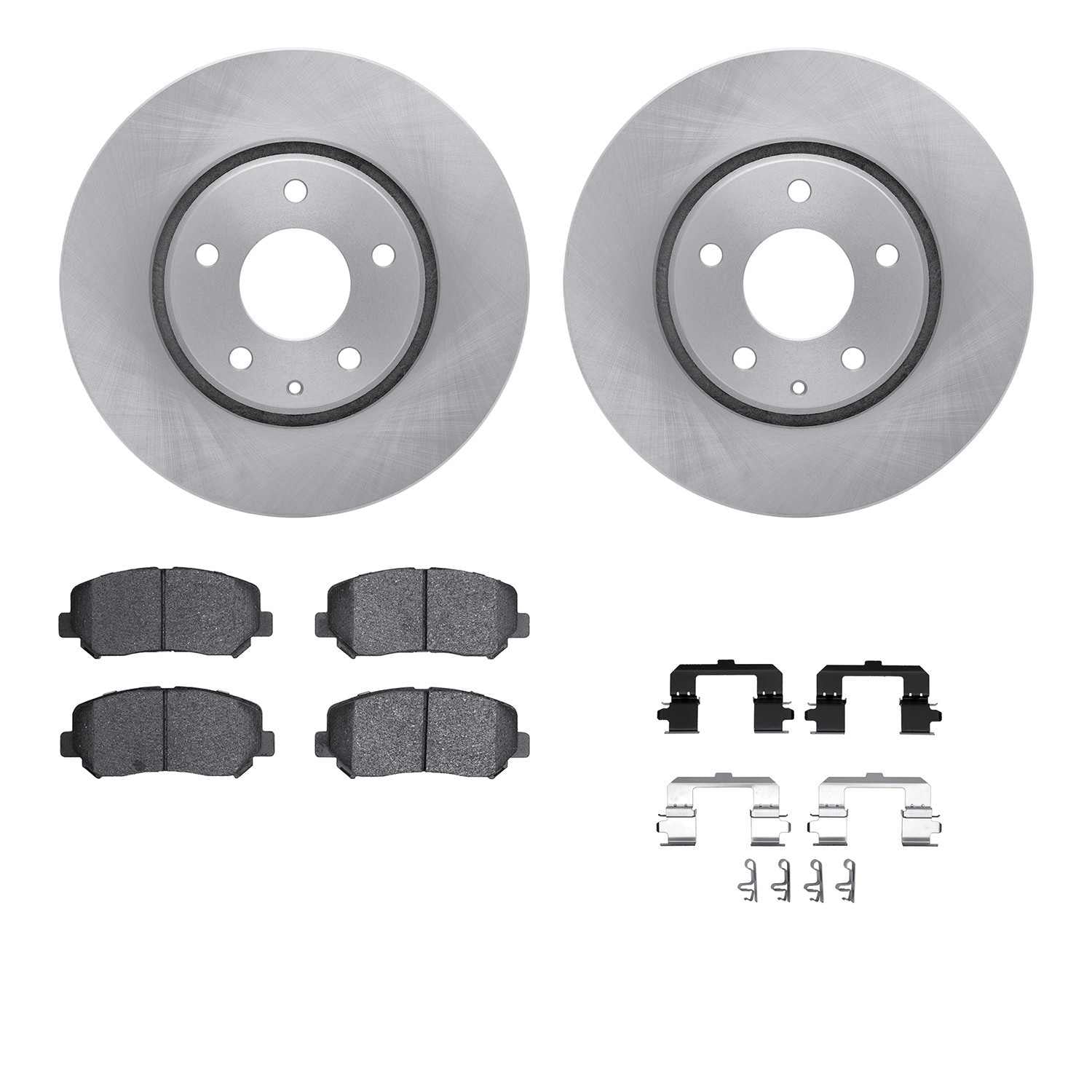 Dynamic Friction Company Disc Brake Pad and Rotor / Drum Brake Shoe and Drum Kit 6312-80074