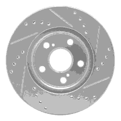 Dynamic Friction Company Disc Brake Rotor 631-76077L