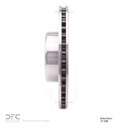 Dynamic Friction Company Disc Brake Rotor 640-31108