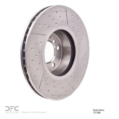 Dynamic Friction Company Disc Brake Rotor 640-31108