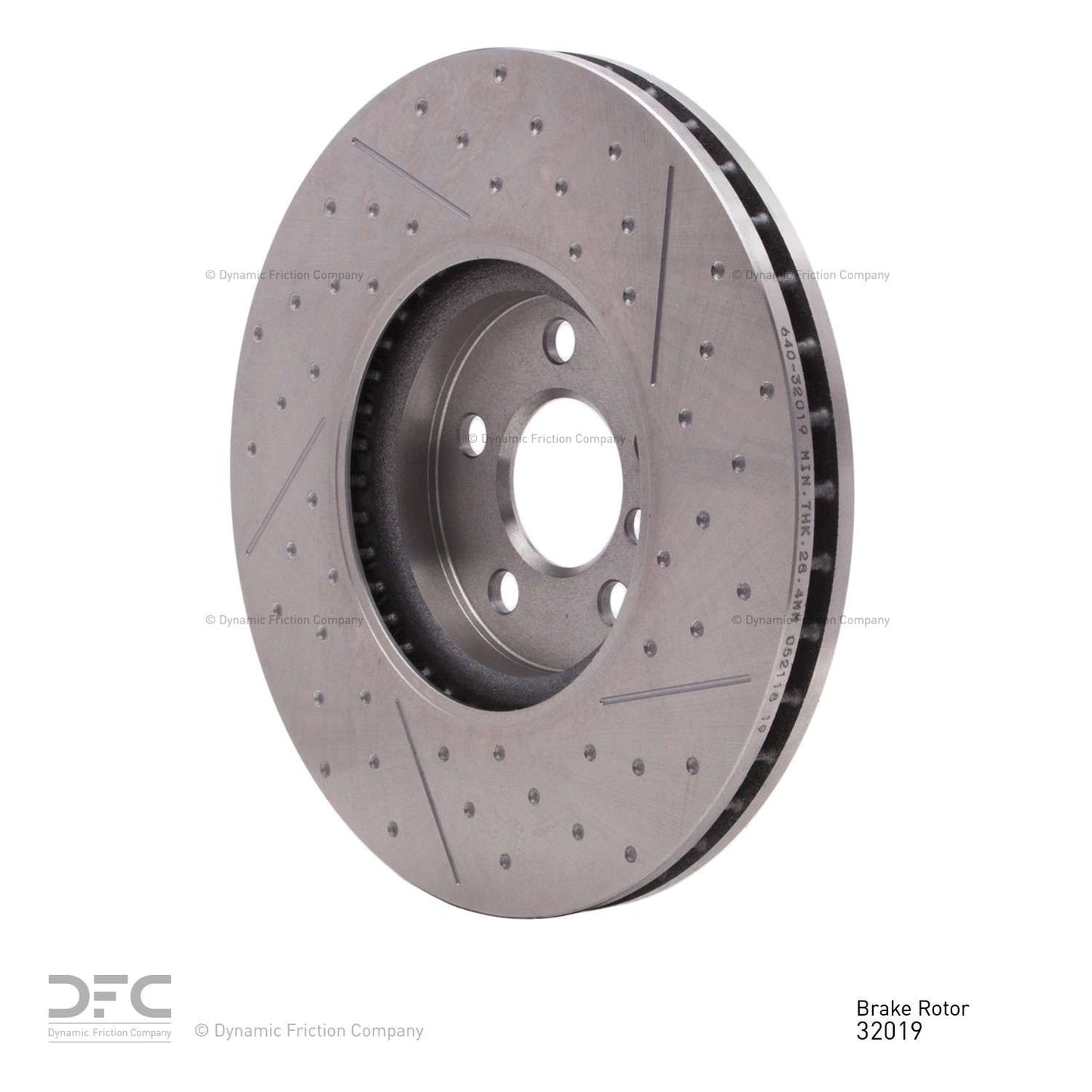 Dynamic Friction Company Disc Brake Rotor 640-32019