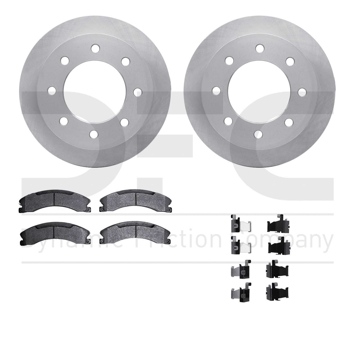 Dynamic Friction Company Disc Brake Kit 6412-48130