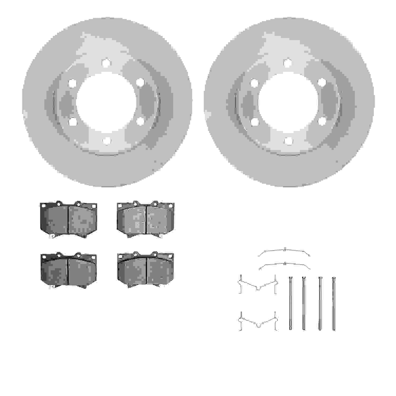 Dynamic Friction Company Disc Brake Kit 6412-76037