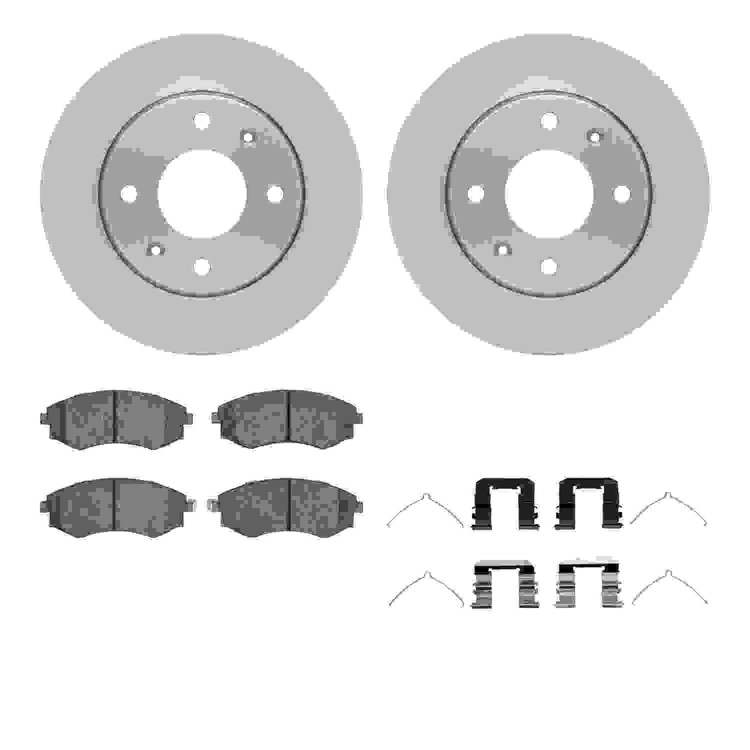 Dynamic Friction Company Disc Brake Kit 6512-03182