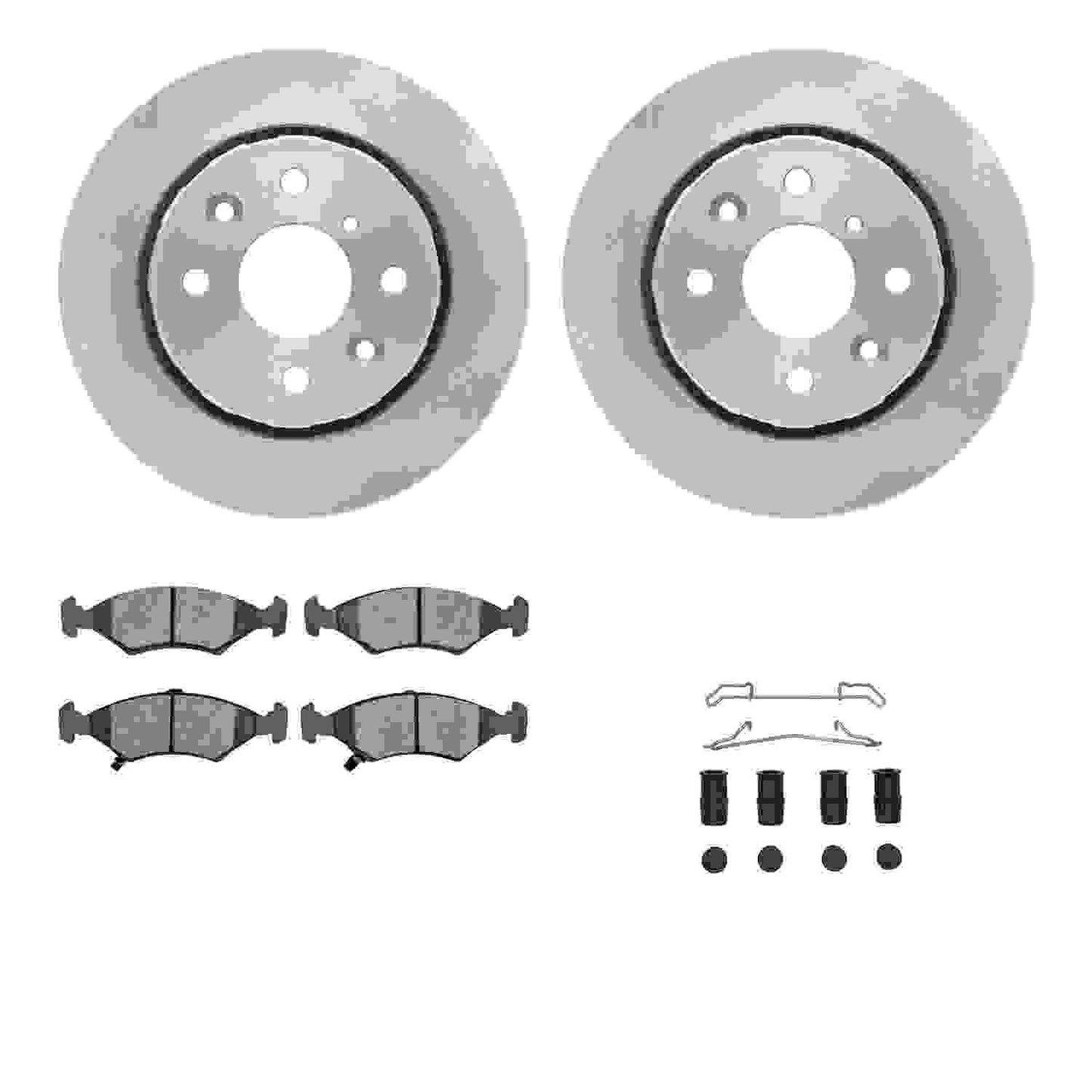 Dynamic Friction Company Disc Brake Kit 6512-21044