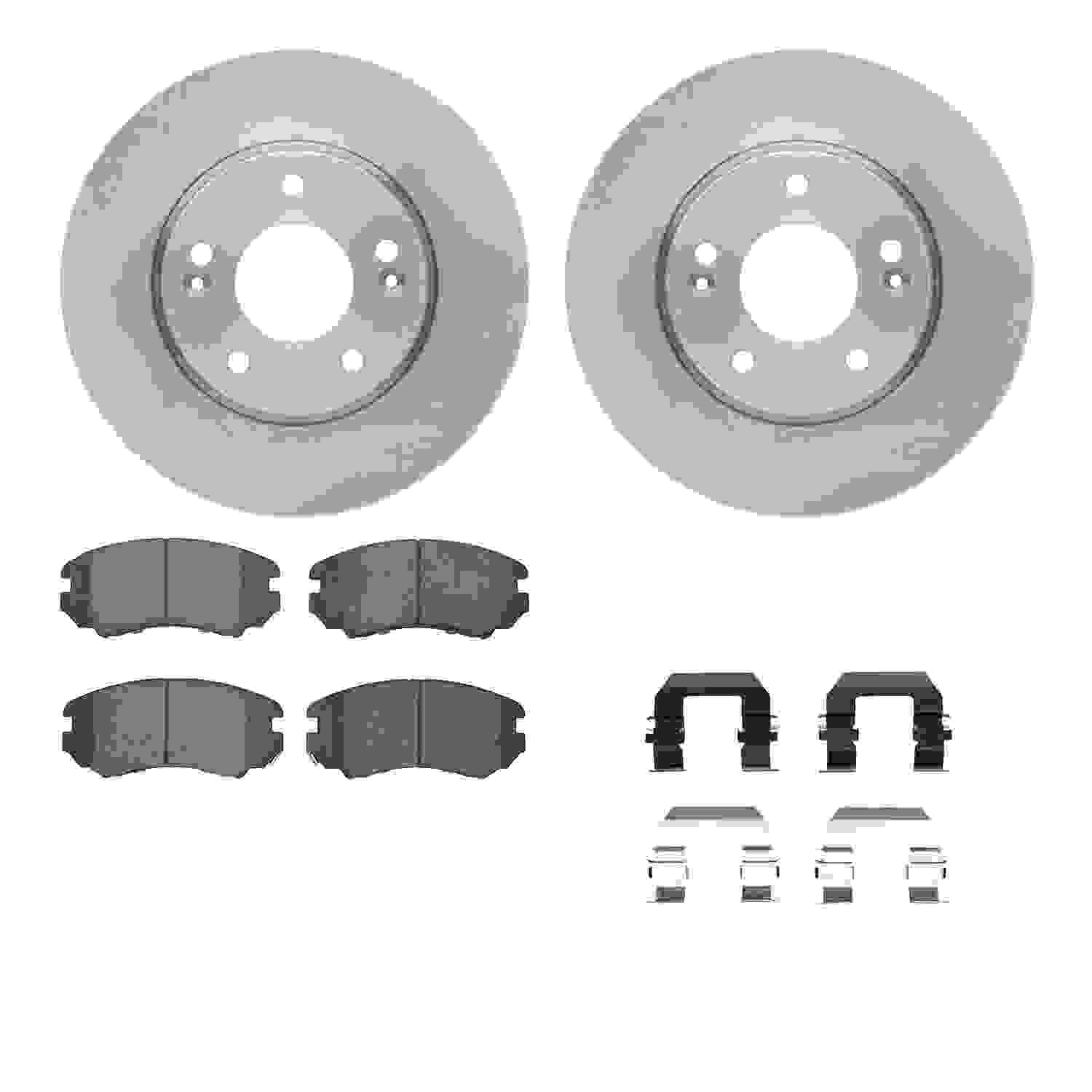 Dynamic Friction Company Disc Brake Kit 6512-21080