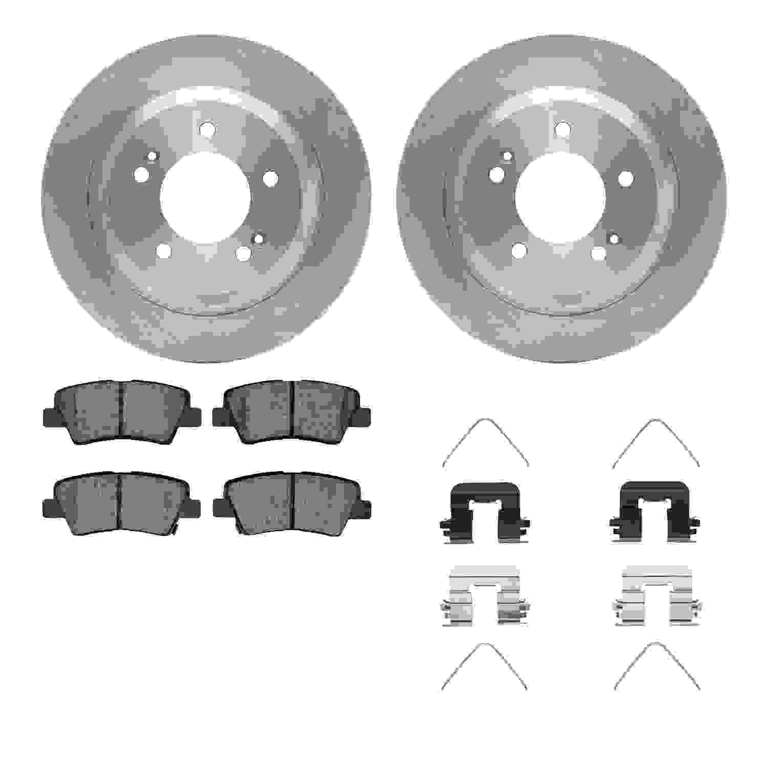 Dynamic Friction Company Disc Brake Kit 6512-21099