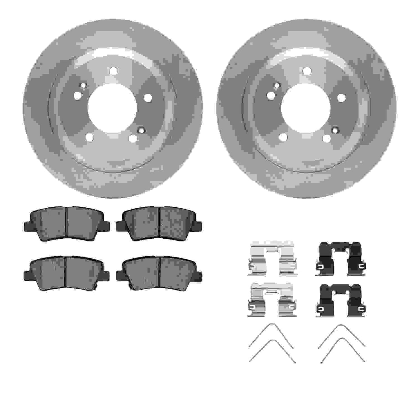 Dynamic Friction Company Disc Brake Kit 6512-21100