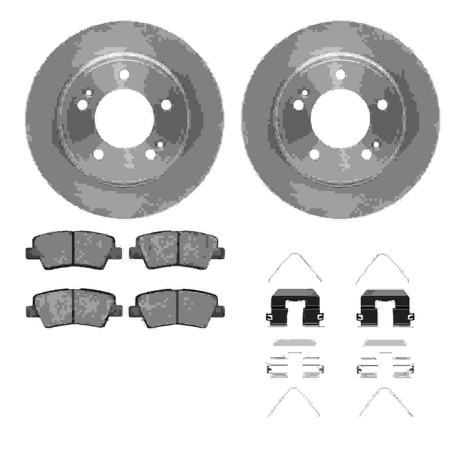 Dynamic Friction Company Disc Brake Kit 6512-21170