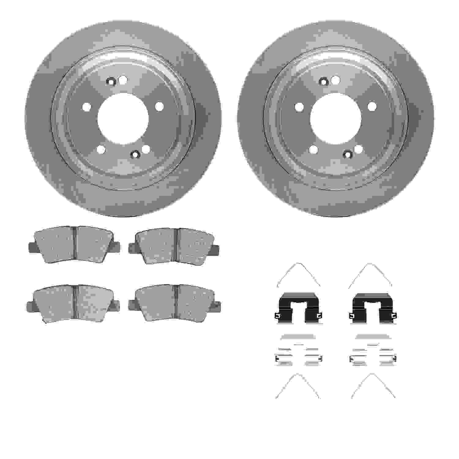 Dynamic Friction Company Disc Brake Kit 6512-21180