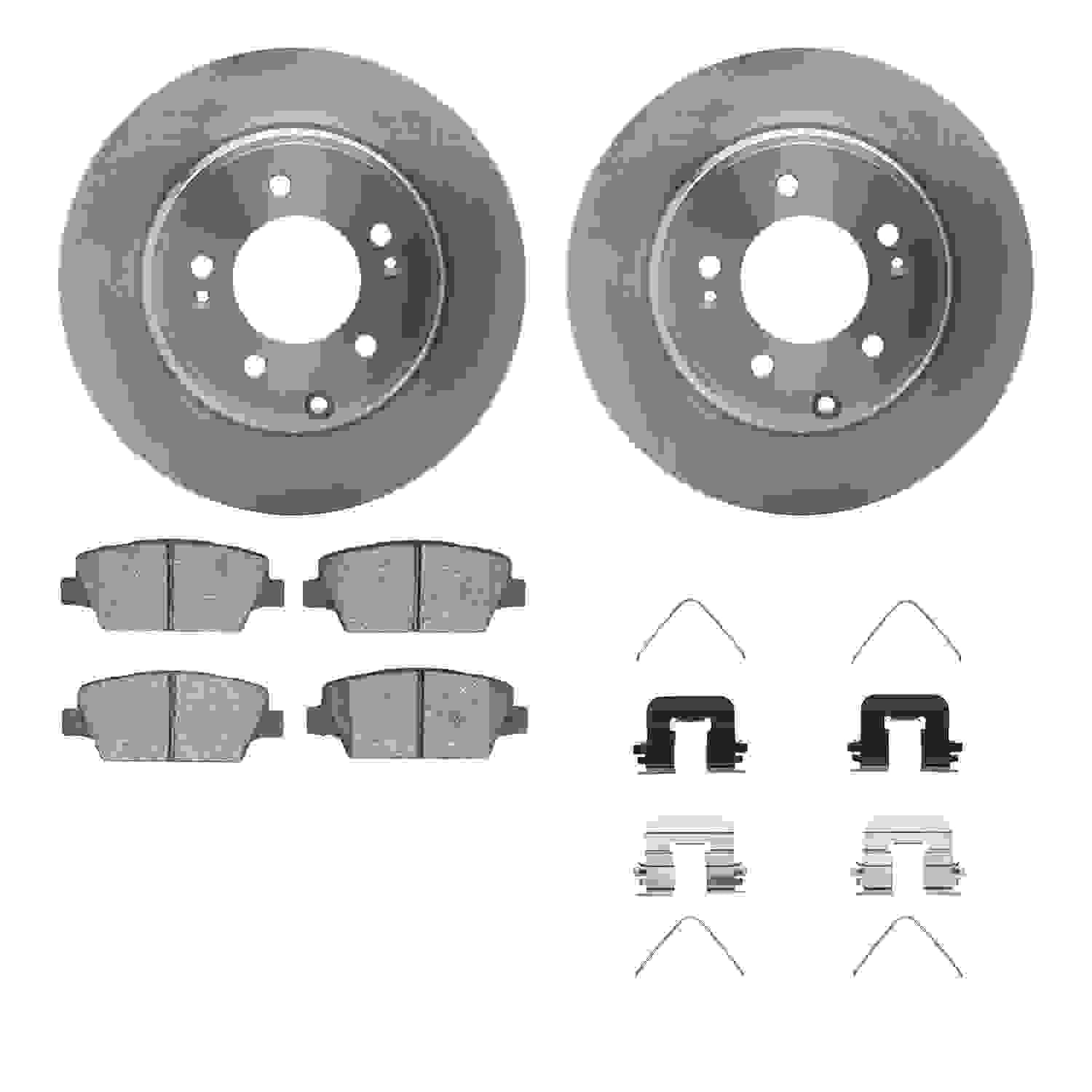 Dynamic Friction Company Disc Brake Kit 6512-21185