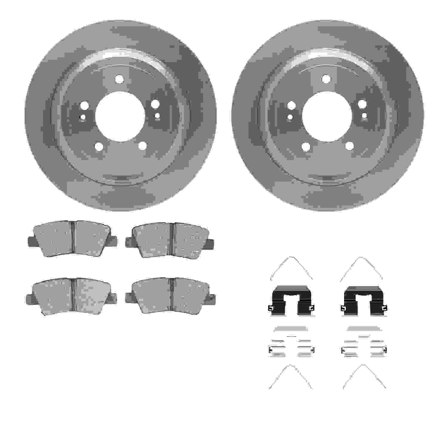 Dynamic Friction Company Disc Brake Kit 6512-21200