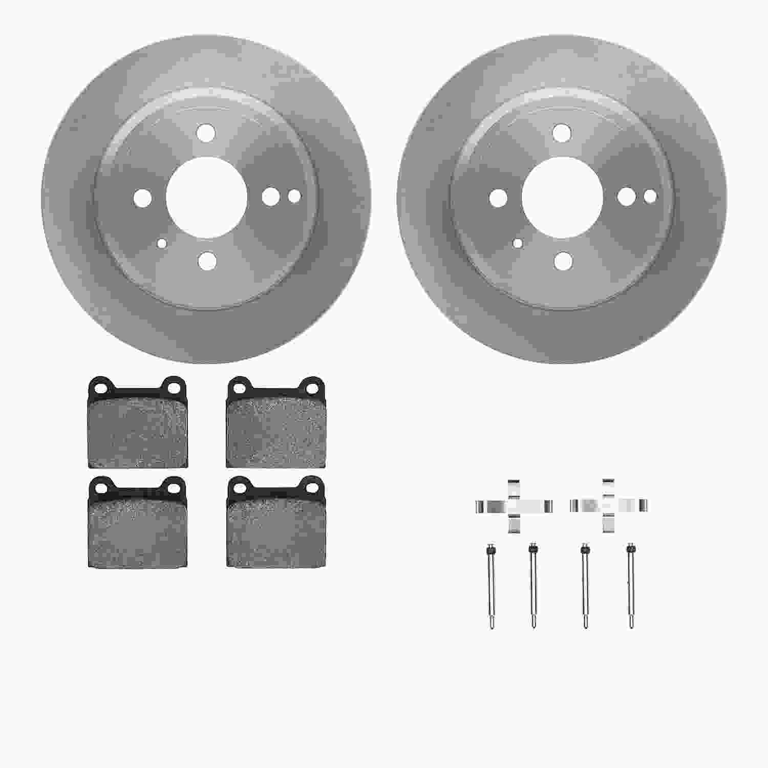 Dynamic Friction Company Disc Brake Kit 6512-27166