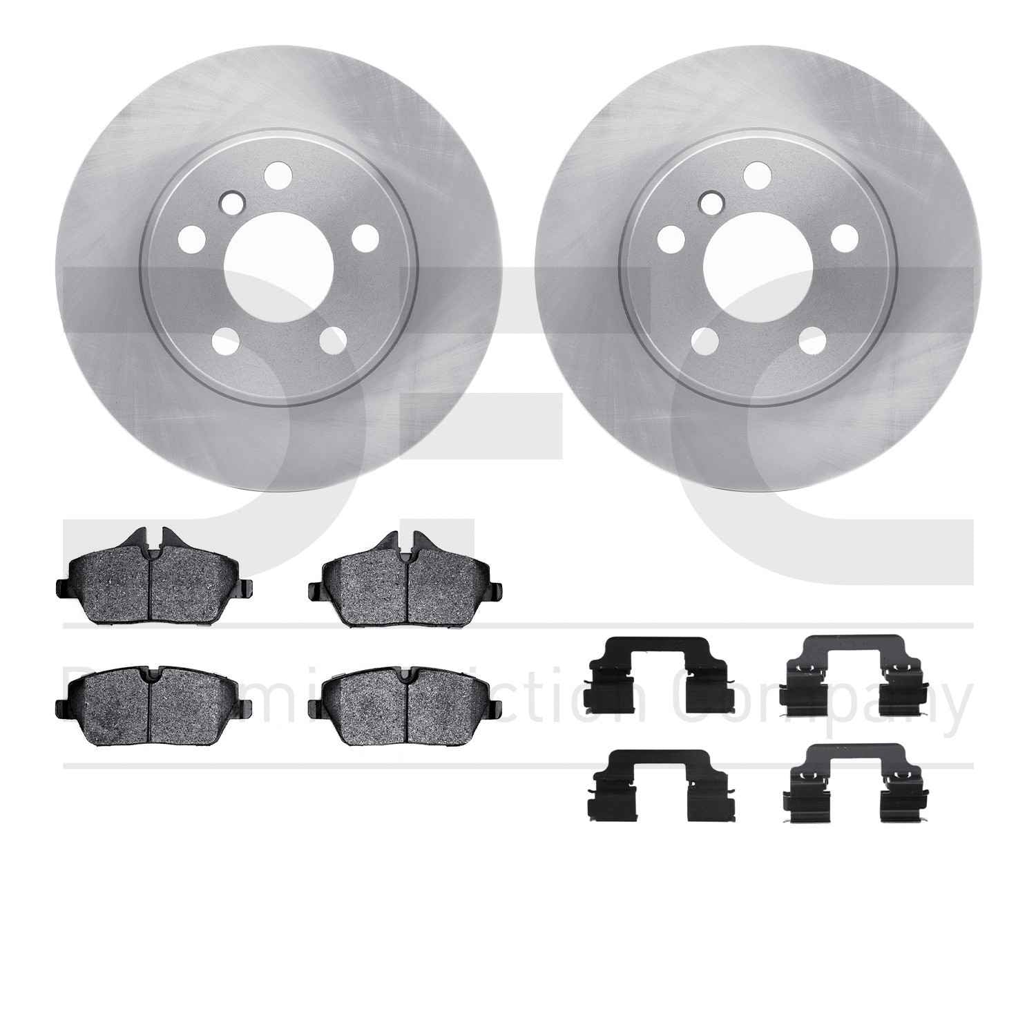 Dynamic Friction Company Disc Brake Kit 6512-31611