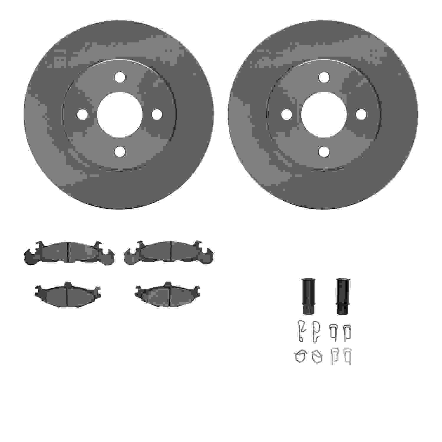 Dynamic Friction Company Disc Brake Kit 6512-39058