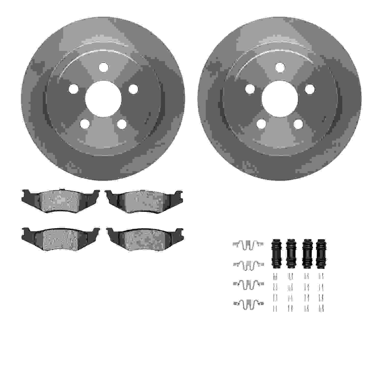 Dynamic Friction Company Disc Brake Kit 6512-39095