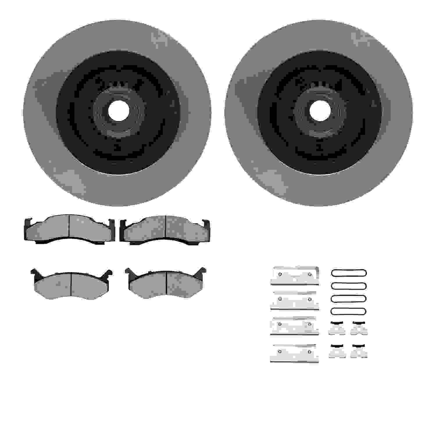 Dynamic Friction Company Disc Brake Kit 6512-39182