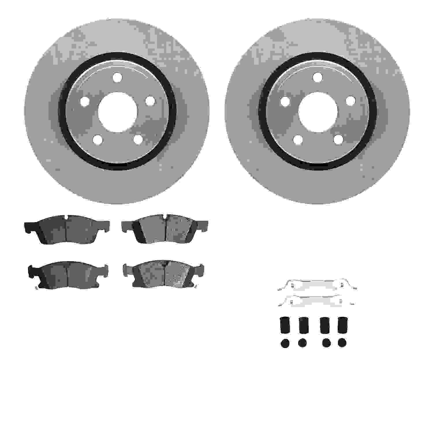 Dynamic Friction Company Disc Brake Kit 6512-42077