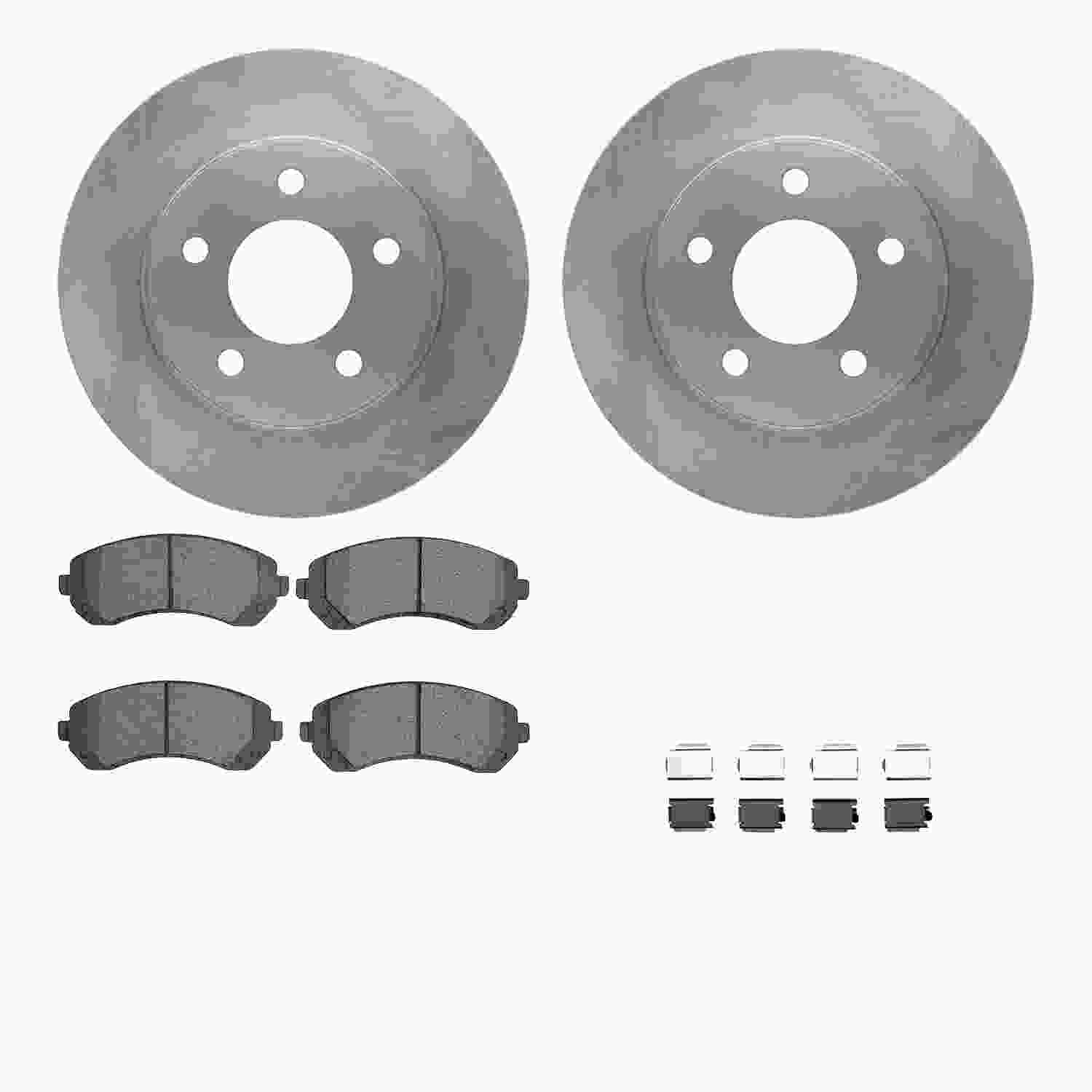 Dynamic Friction Company Disc Brake Kit 6512-45094