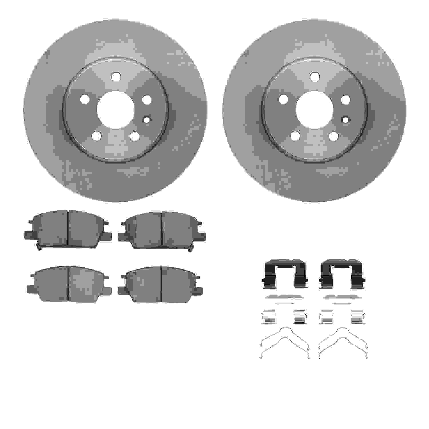 Dynamic Friction Company Disc Brake Kit 6512-45158