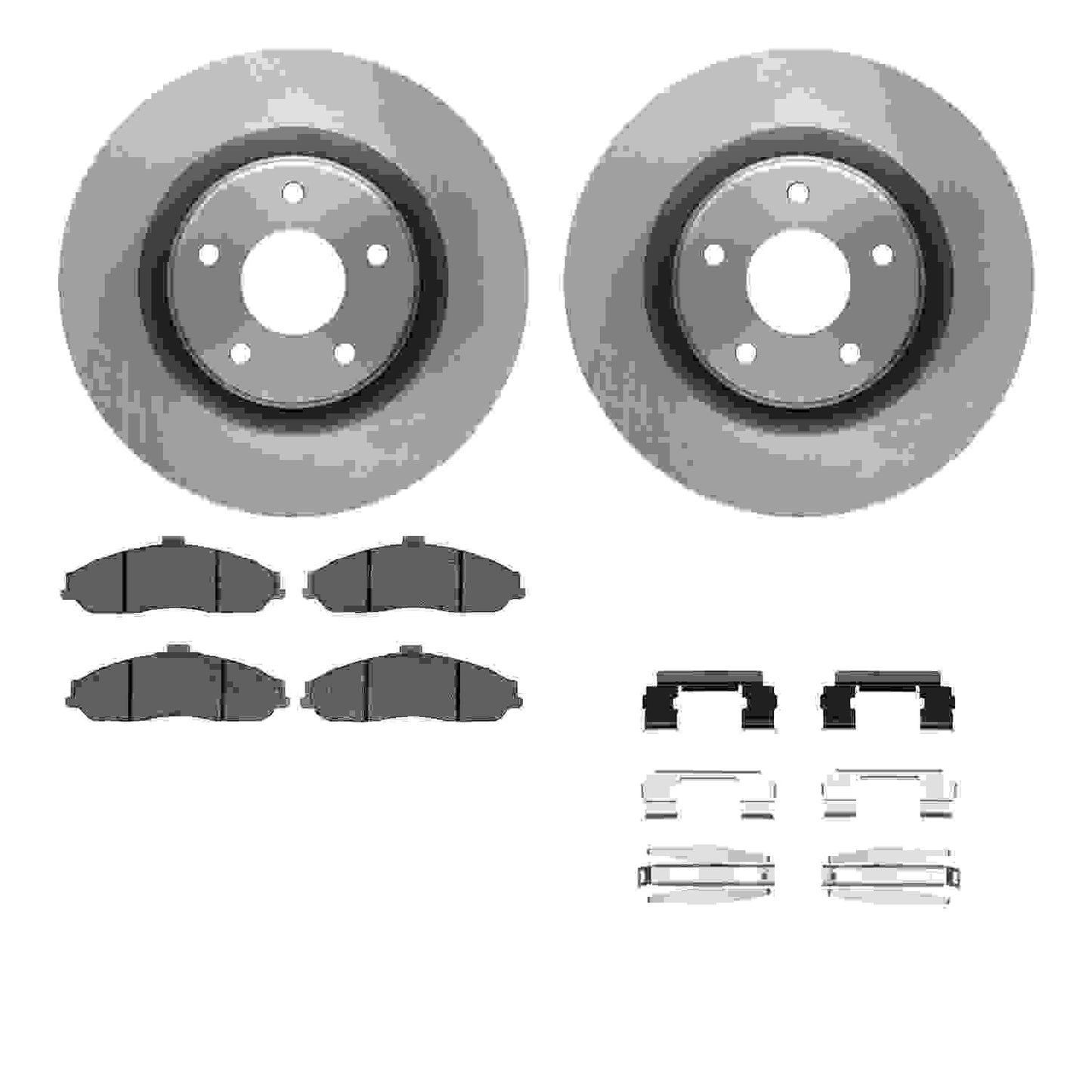 Dynamic Friction Company Disc Brake Kit 6512-46154