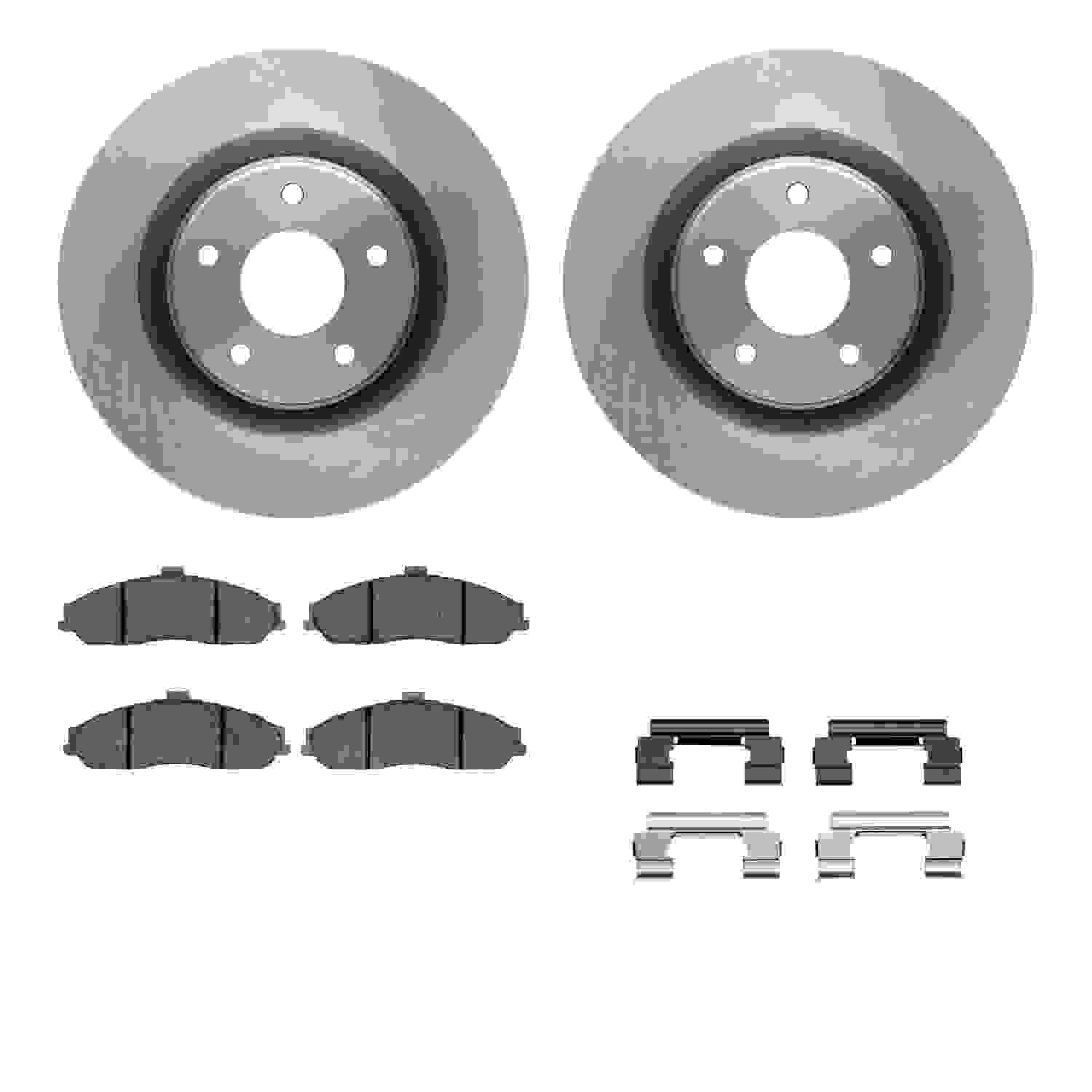 Dynamic Friction Company Disc Brake Kit 6512-46155