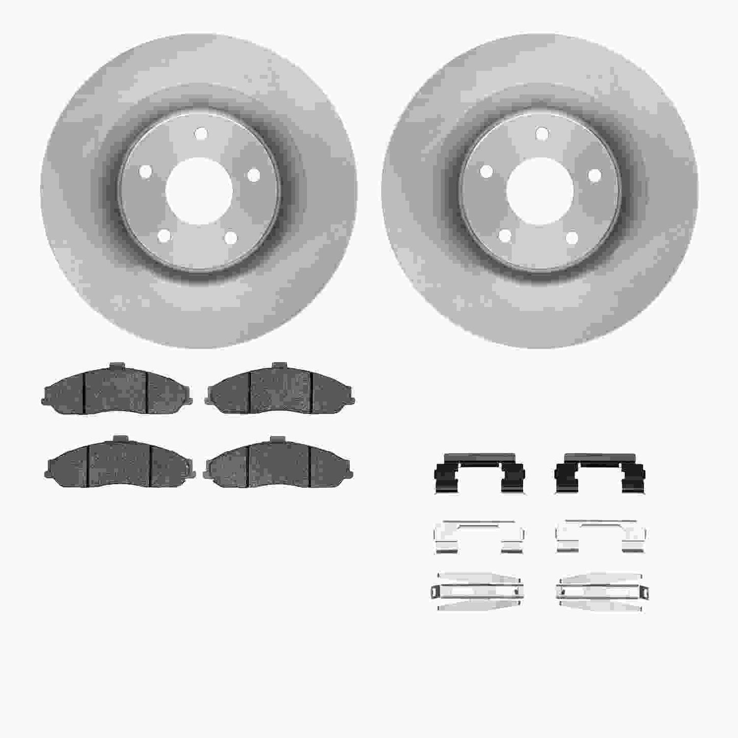 Dynamic Friction Company Disc Brake Kit 6512-46166