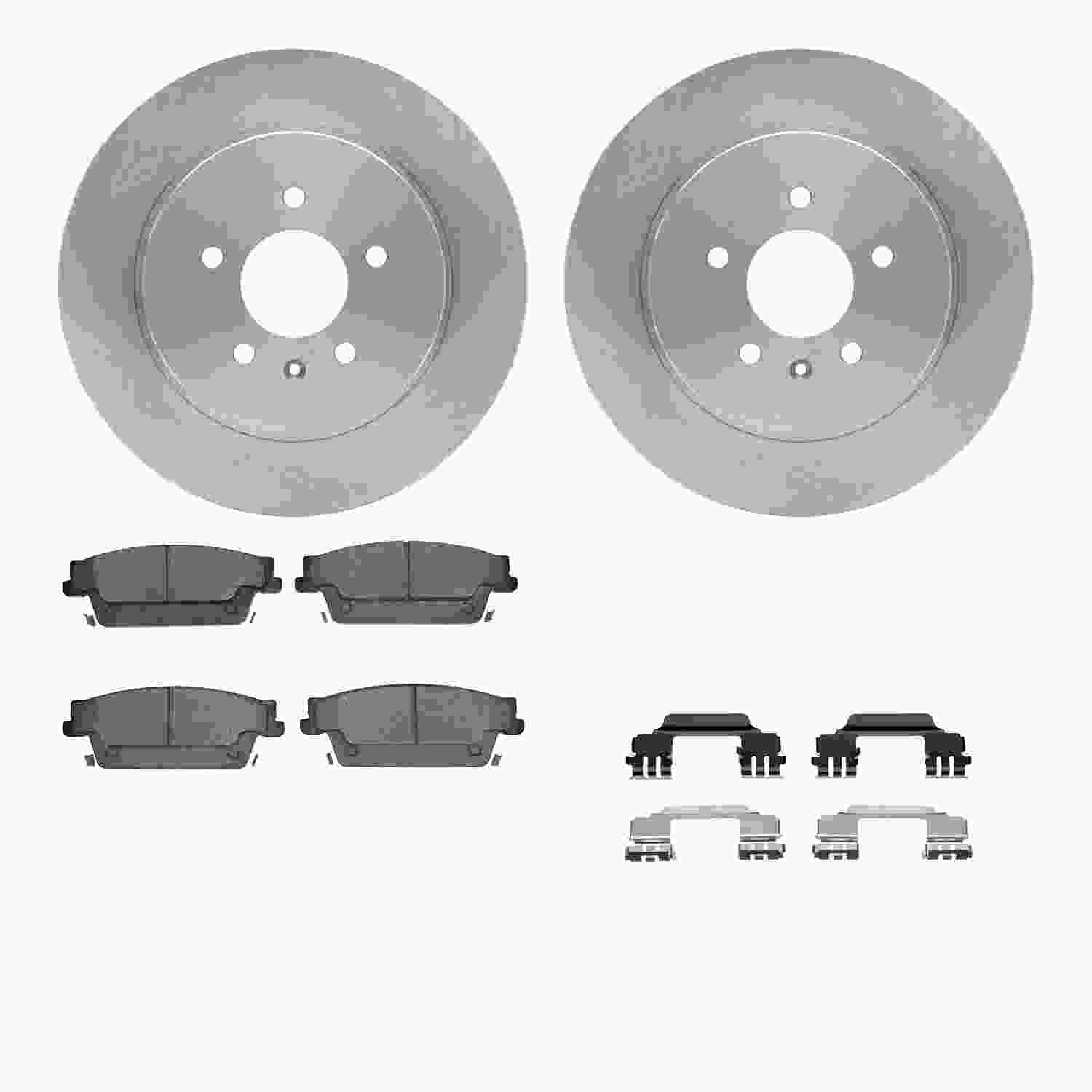 Dynamic Friction Company Disc Brake Kit 6512-46174