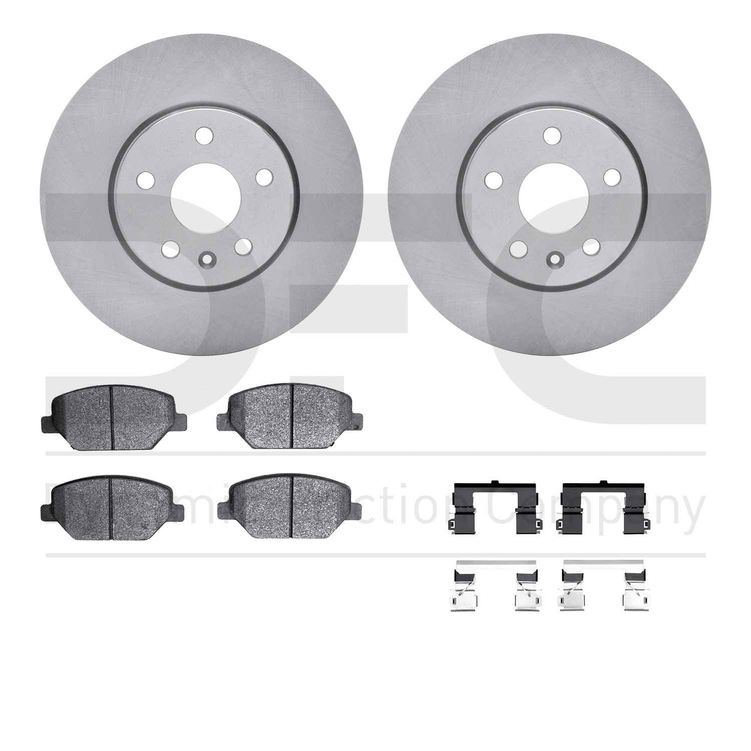 Dynamic Friction Company Disc Brake Kit 6512-46383