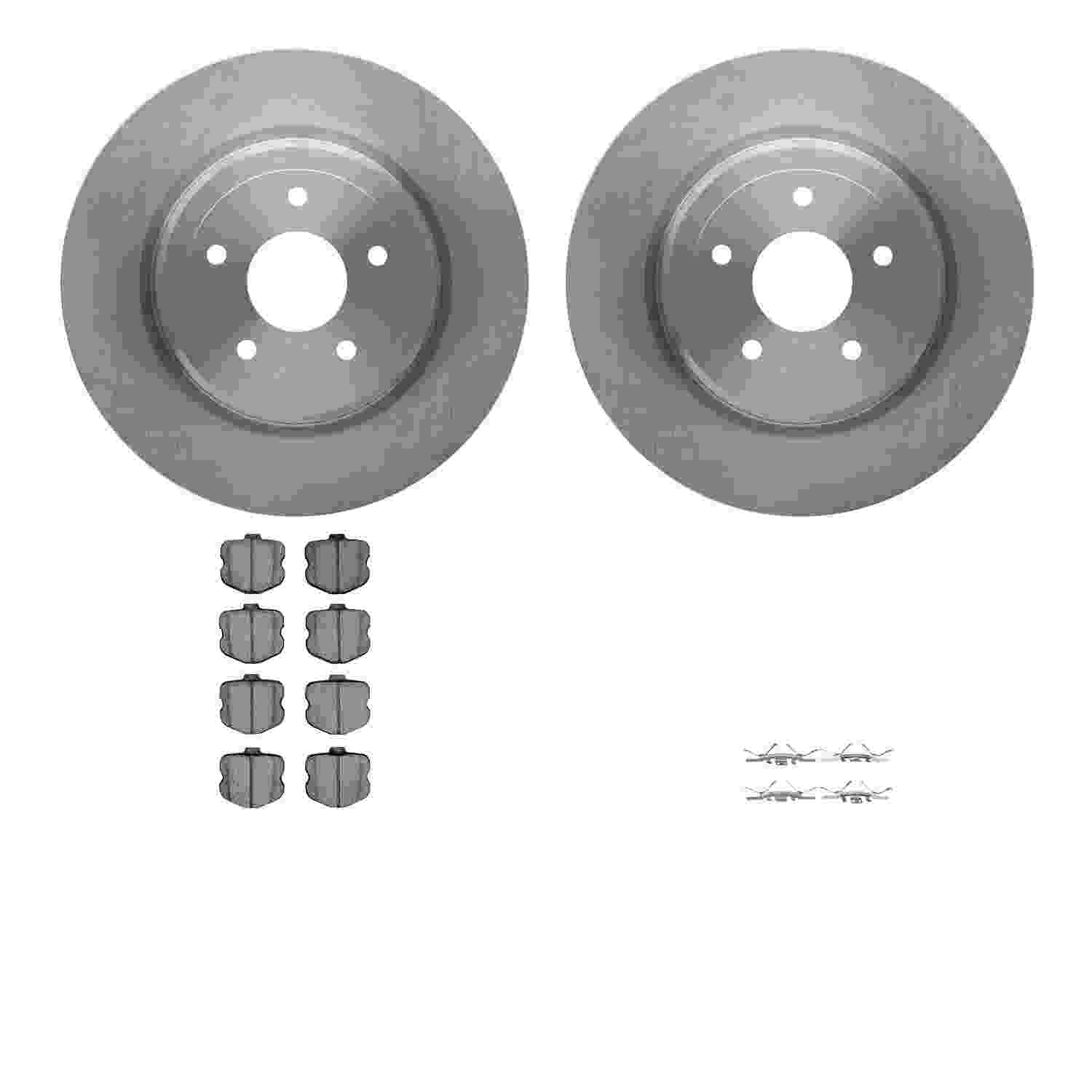 Dynamic Friction Company Disc Brake Kit 6512-47196