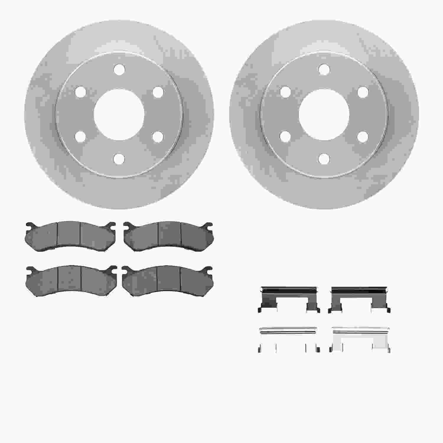 Dynamic Friction Company Disc Brake Kit 6512-48243