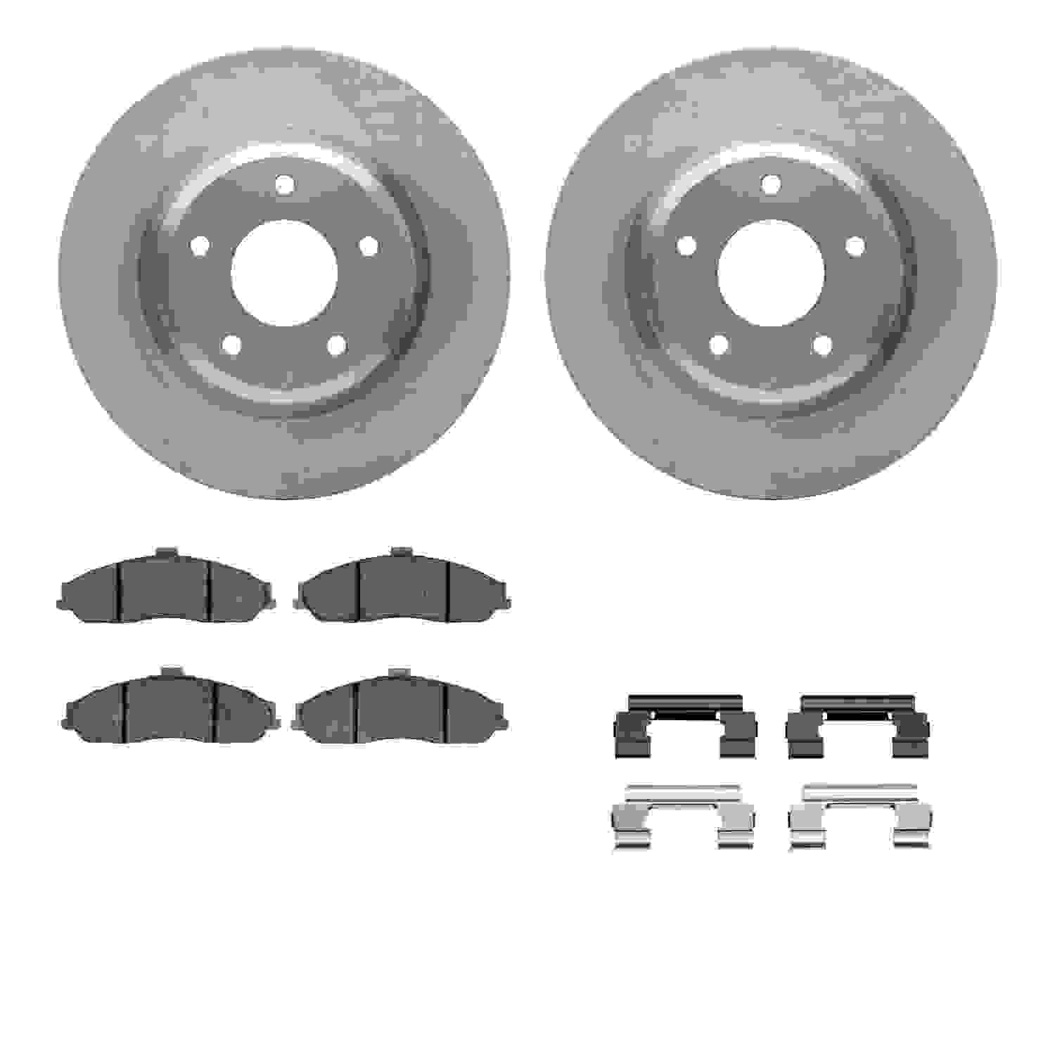 Dynamic Friction Company Disc Brake Kit 6512-52063