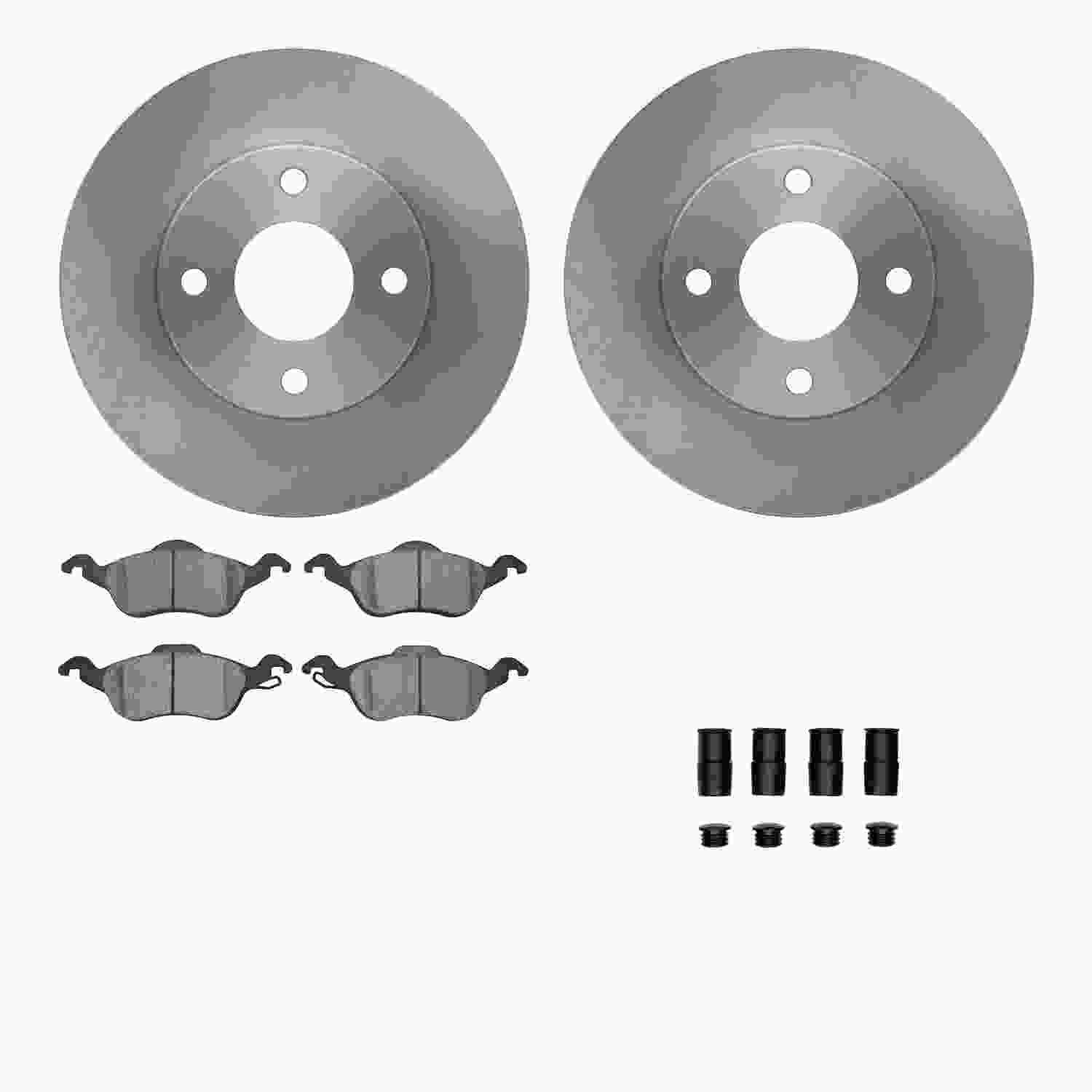 Dynamic Friction Company Disc Brake Kit 6512-54382