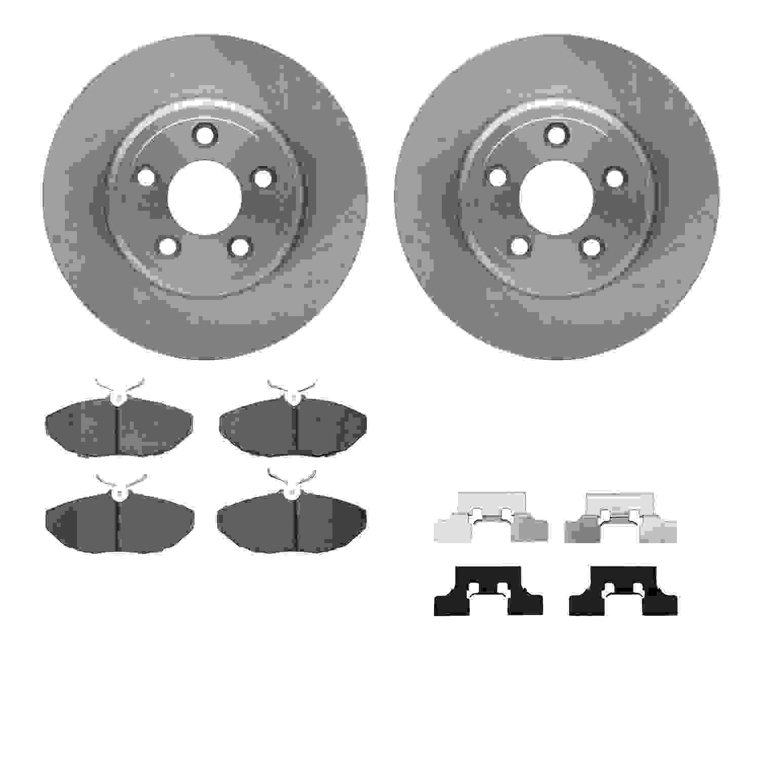 Dynamic Friction Company Disc Brake Kit 6512-54387