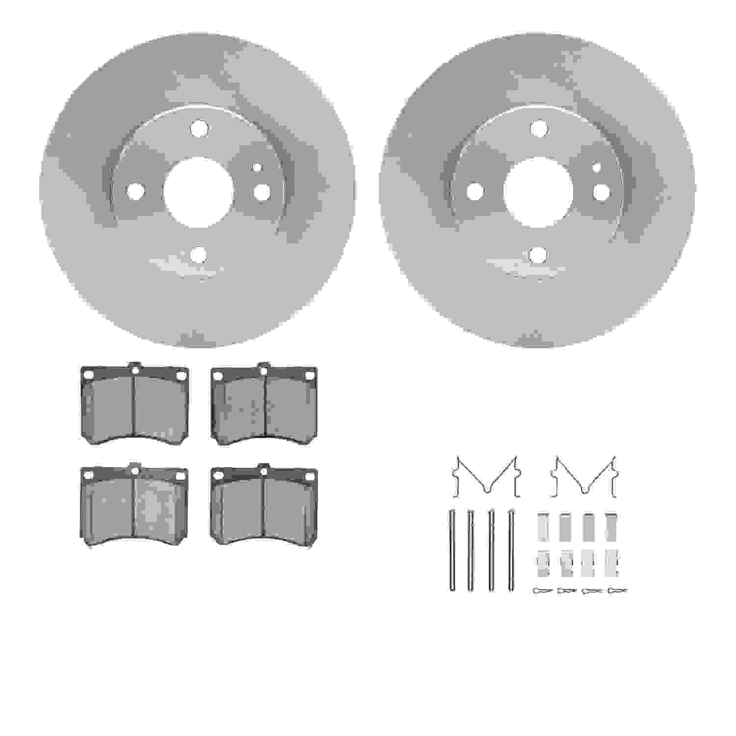 Dynamic Friction Company Disc Brake Kit 6512-55010