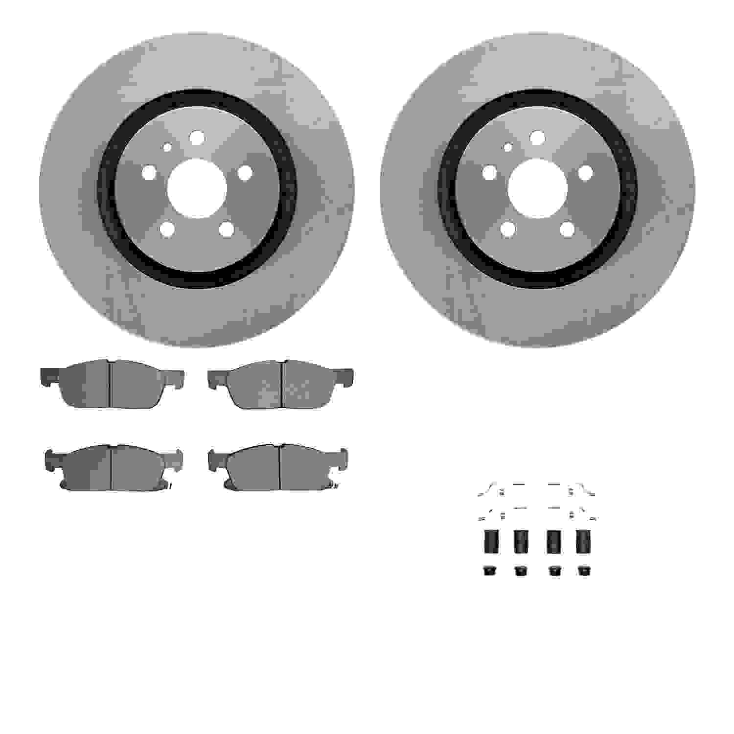 Dynamic Friction Company Disc Brake Kit 6512-55033