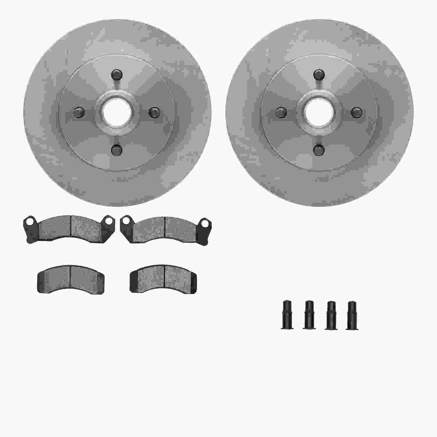 Dynamic Friction Company Disc Brake Kit 6512-55114