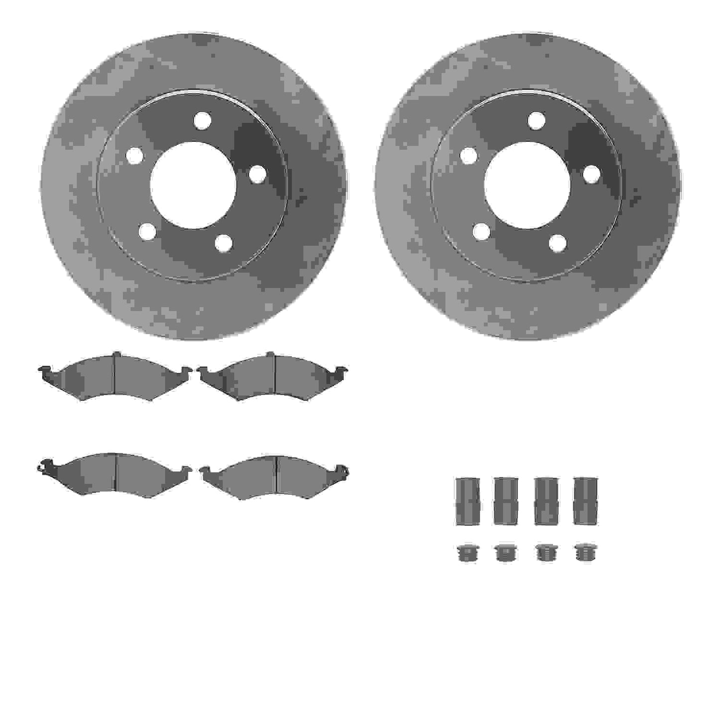Dynamic Friction Company Disc Brake Kit 6512-55119