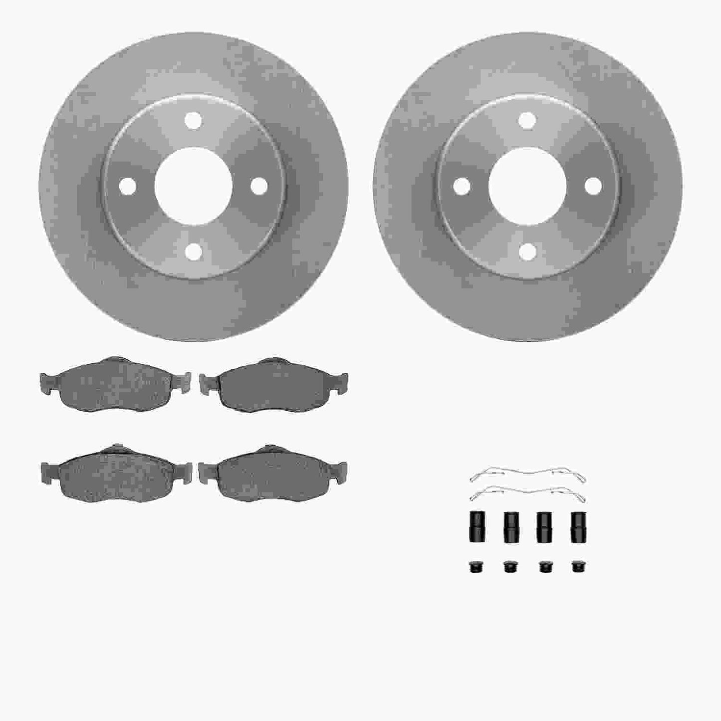 Dynamic Friction Company Disc Brake Kit 6512-56064