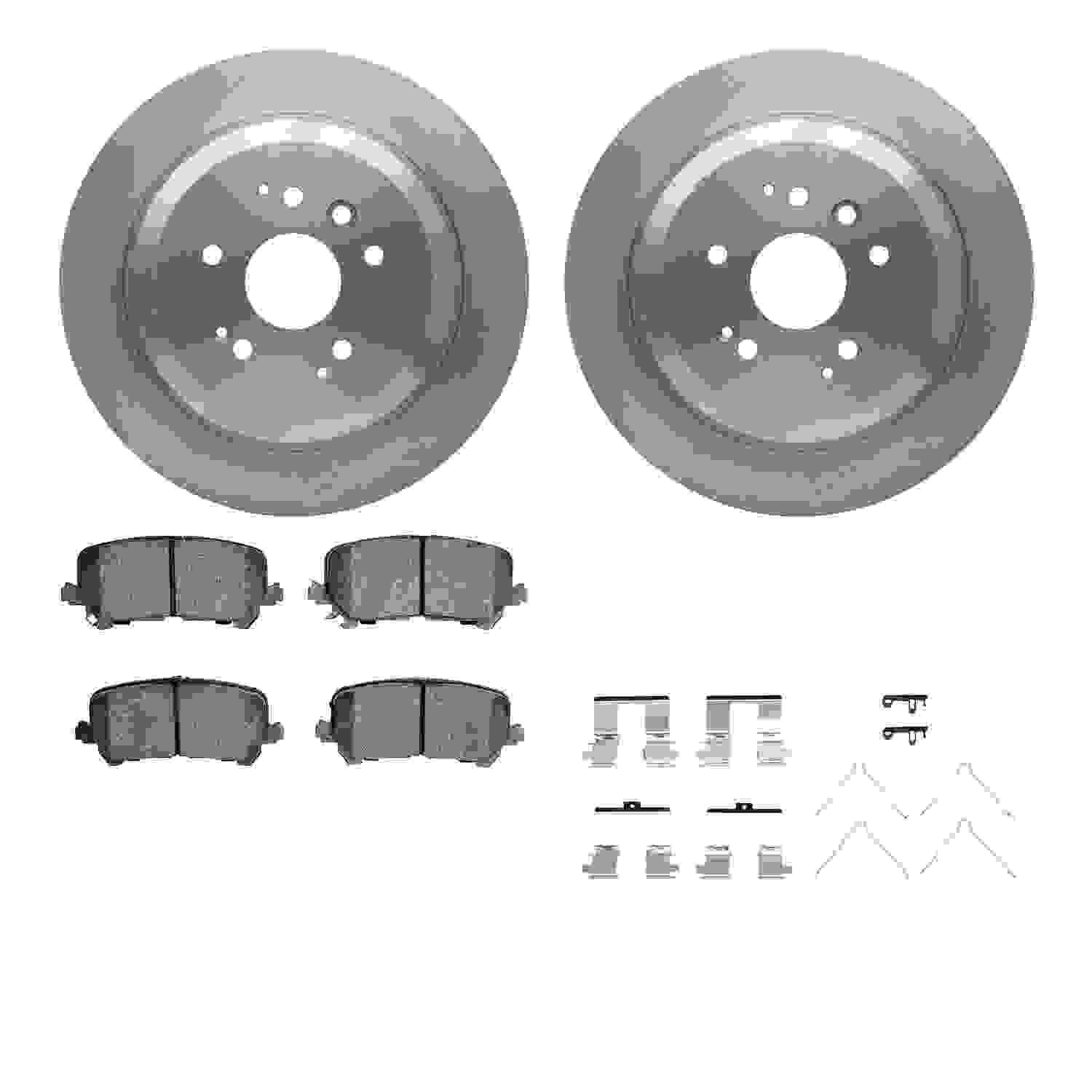 Dynamic Friction Company Disc Brake Kit 6512-58145