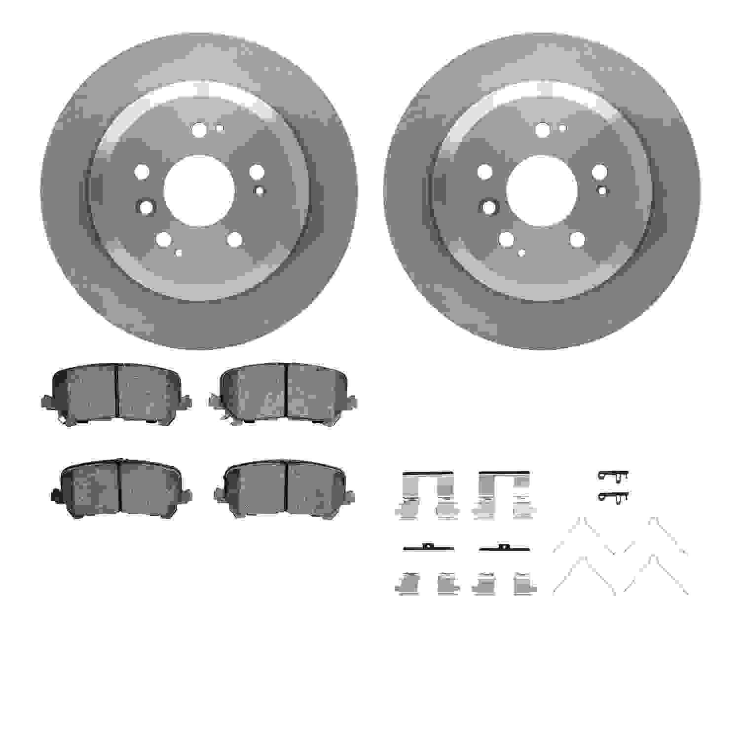 Dynamic Friction Company Disc Brake Kit 6512-59480